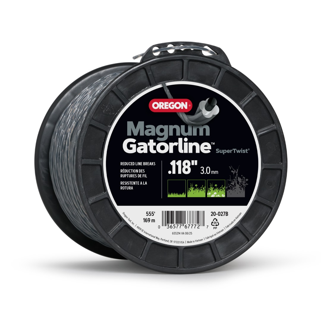 Oregon Magnum Gatorline Twist Trimmer line, 0.118in, 555ft Spool
