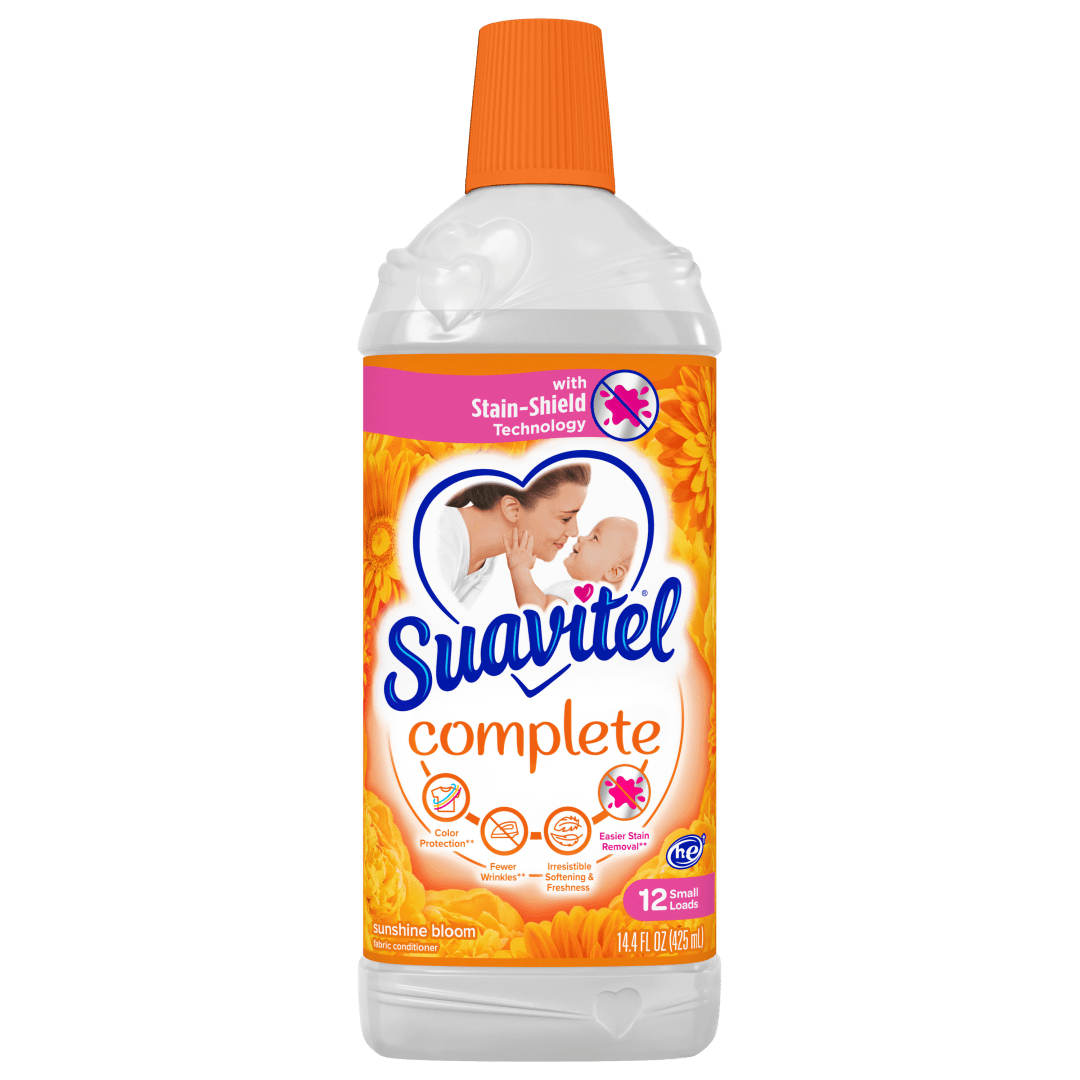 Suavitel Complete Fabric Softener, Sunshine Bloom - 14.4 fluid ounce