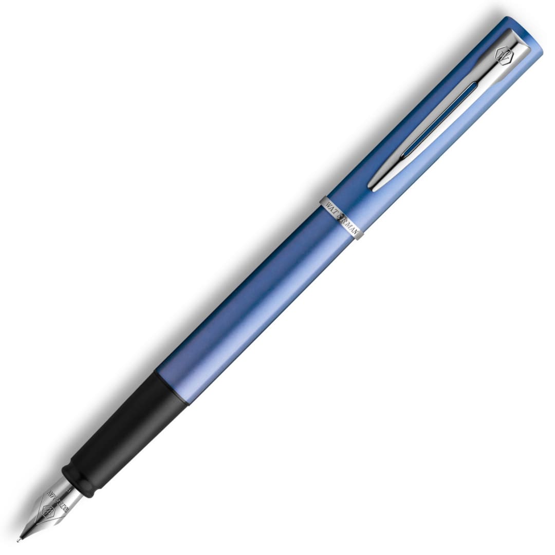 Waterman Allure Fountain Pen | Blue Lacquer | Fine Nib | Blue Ink | Gift Box