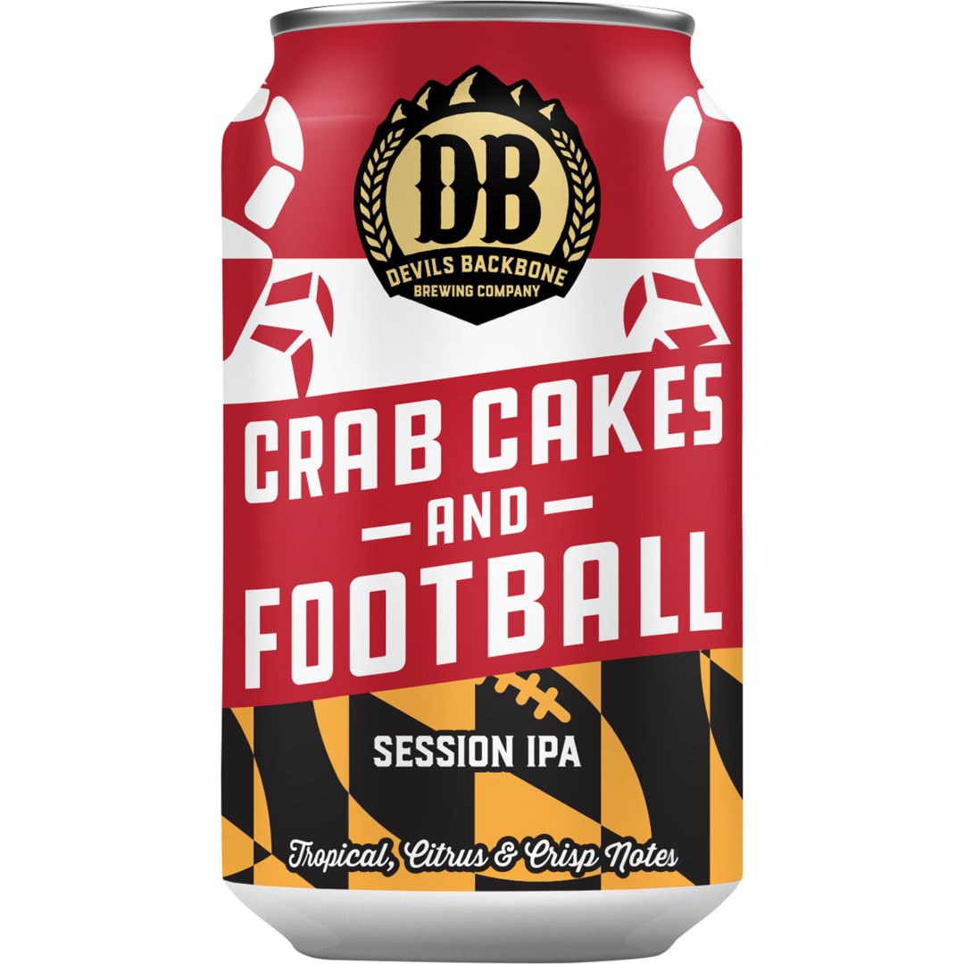 Devils Backbone Brewing Company Crab Cakes and Football Session IPA, 12 fl. oz. Can