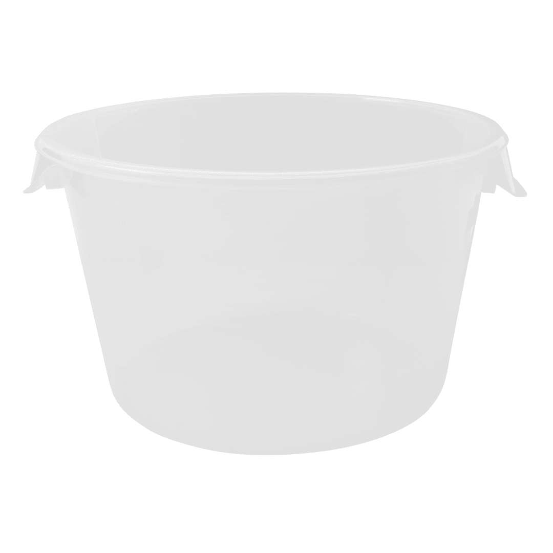 Round Storage Container 12 QT Clear