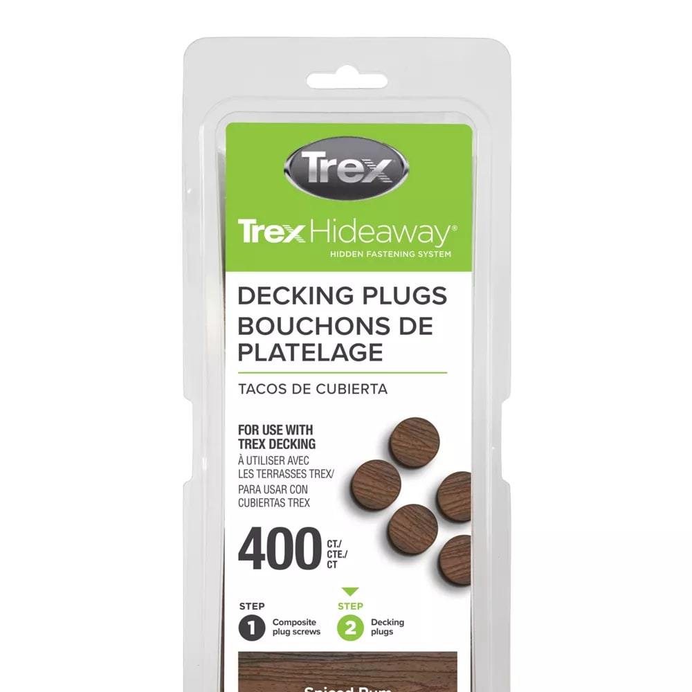 Trex® Decking Plugs Spiced Rum - 400 count/pack