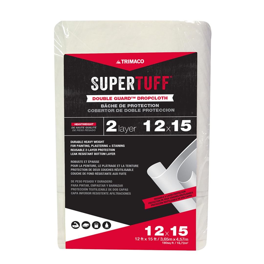 SuperTuff® Double Guard® Dropcloth, 12'x15'