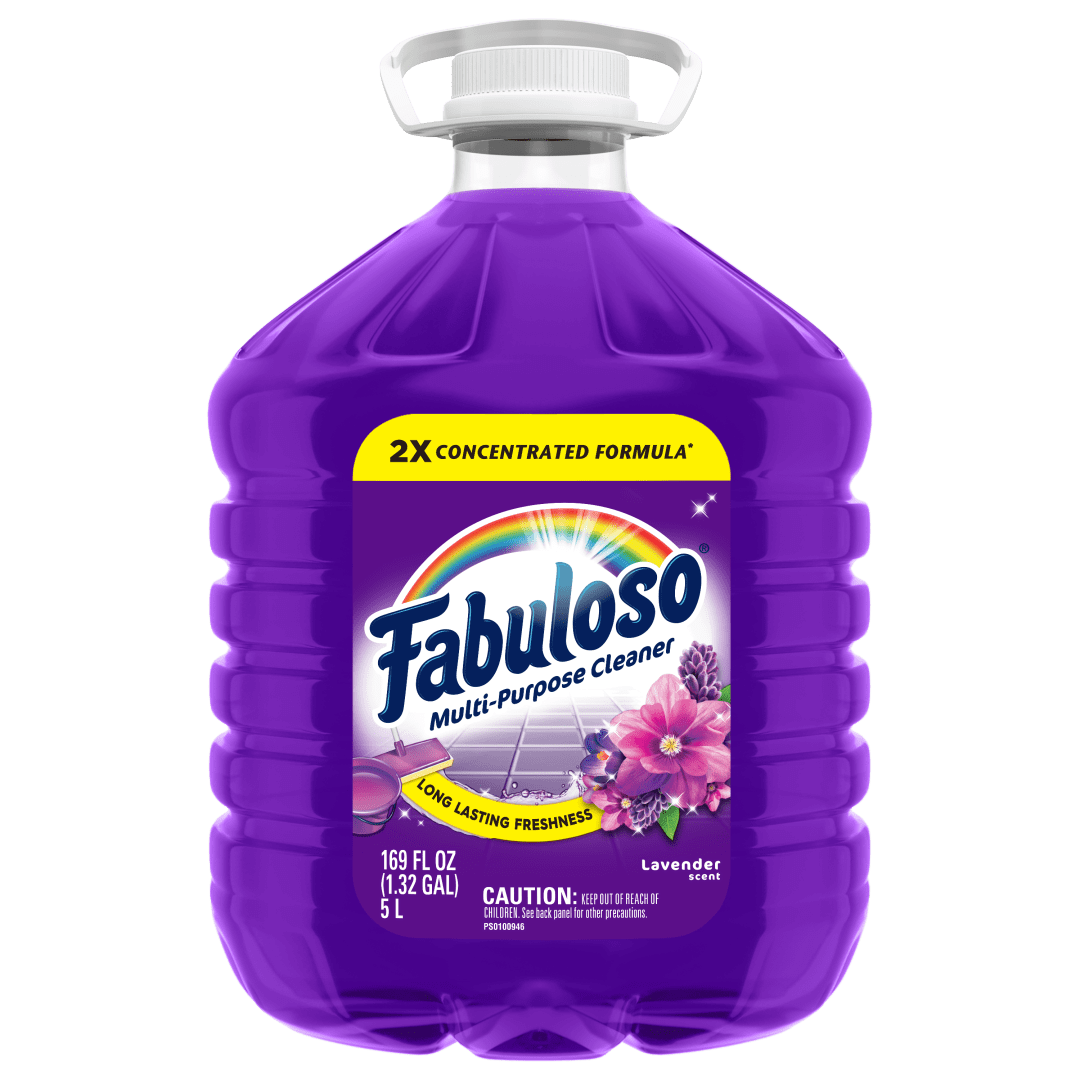 Fabuloso 2X Multi-Purpose Cleaner, No Rinse Floor Cleaner, Long-Lasting Freshness, Lavender Scent, 169 fl oz