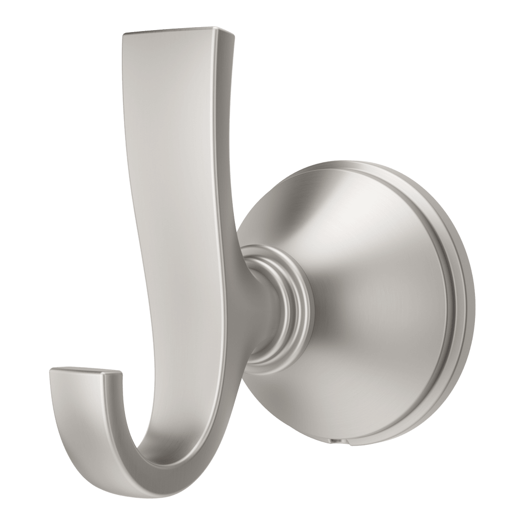 Auden Robe Hook in Spot Defense Brushed Nickel