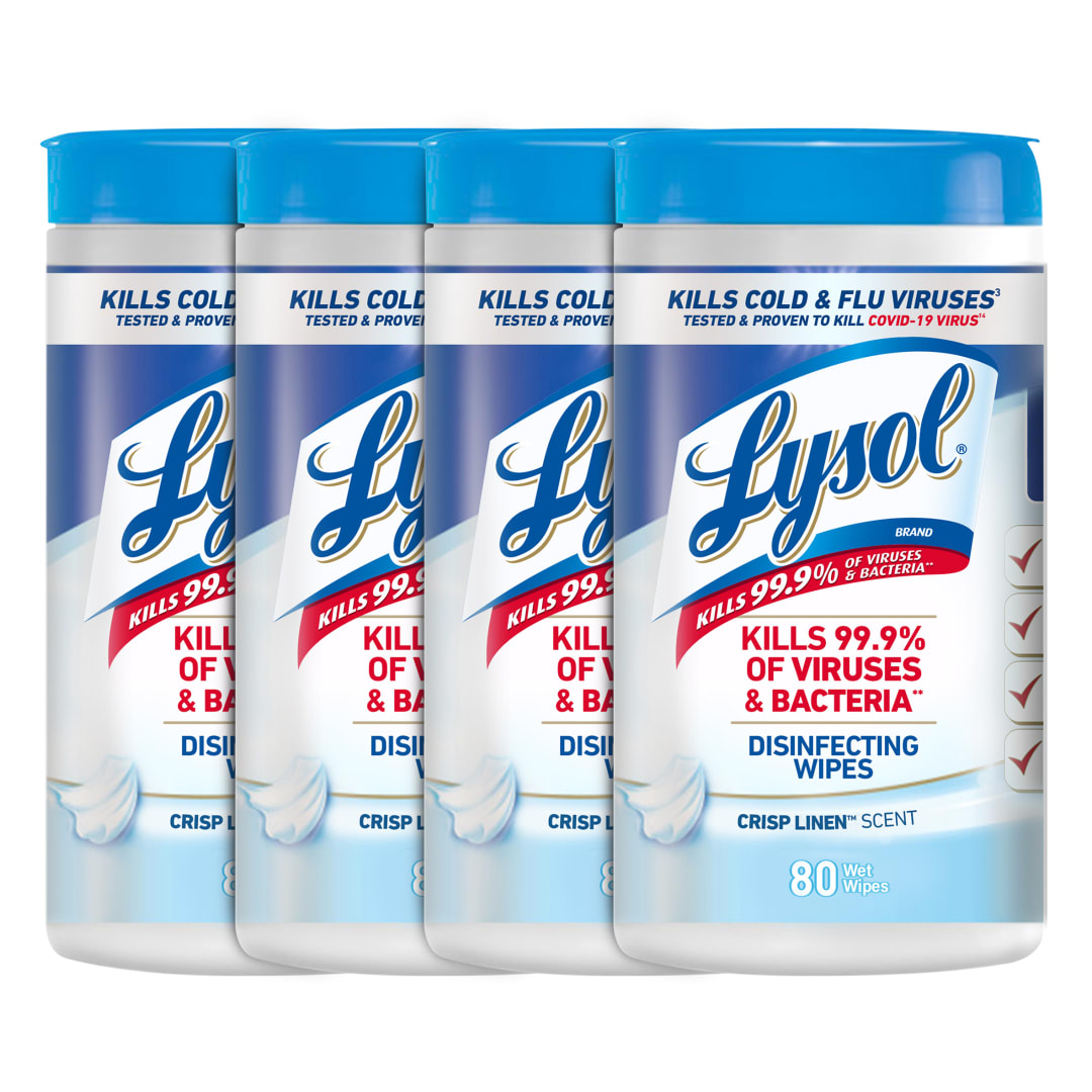 LYSOL® Disinfecting Wipes - Crisp Linen® 3/(4x80) ct.