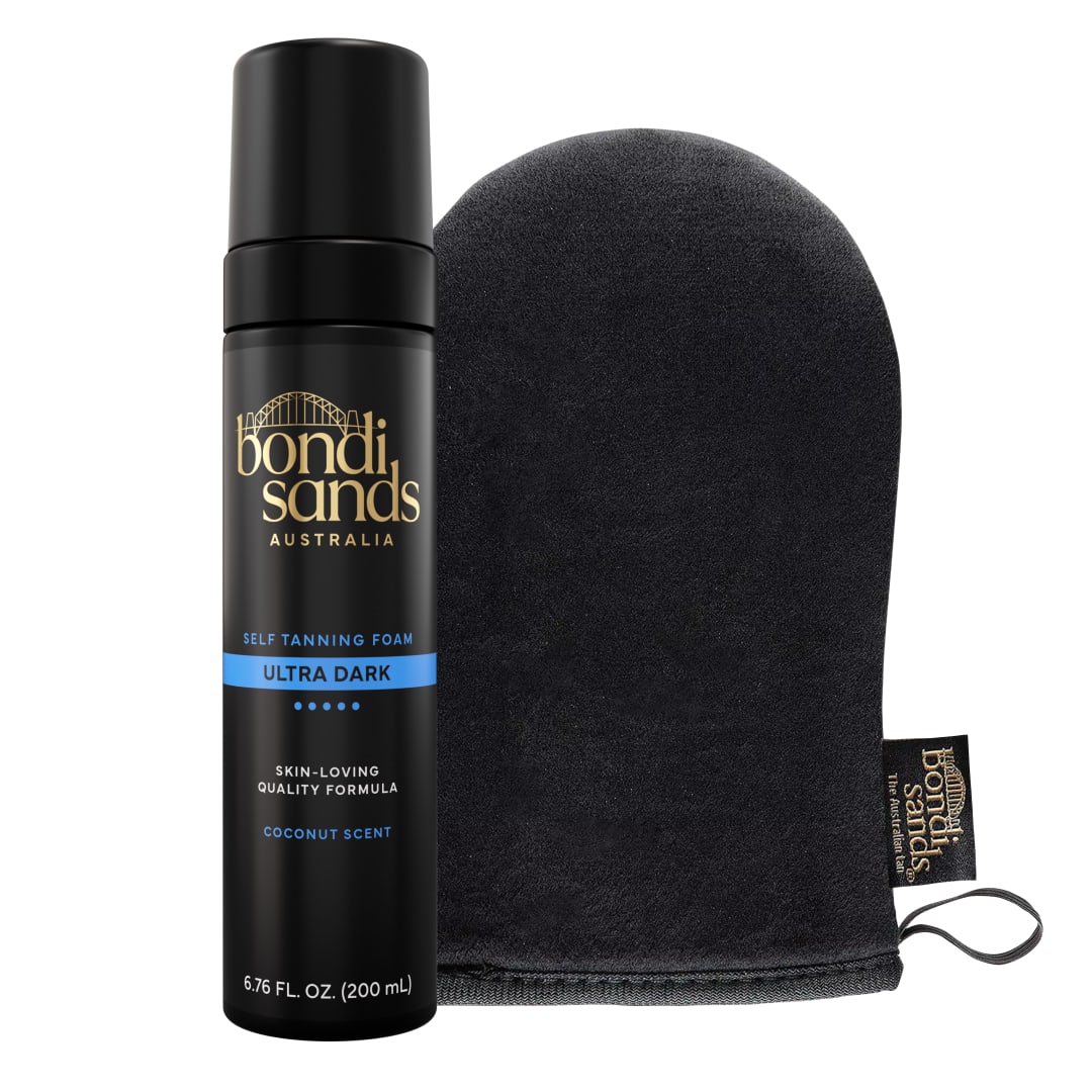 Bondi Sands Hydrating Self Tanning Foam + Mitt, Ultra Dark, 6.76 oz