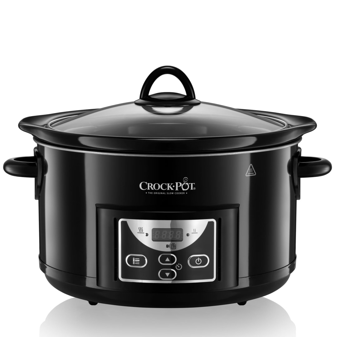 Crockpot® Slow Cooker | 4.7 Litre (up to 5 People) | Programmable Countdown Timer | Black [SCCPRC507B] (EU Plug)
