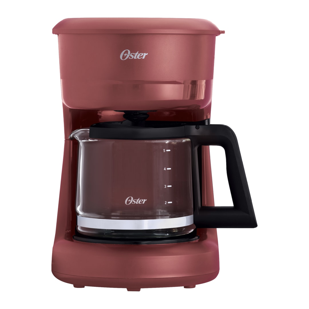 COFFEEMAKER OS 5 CUPS GLASS RED