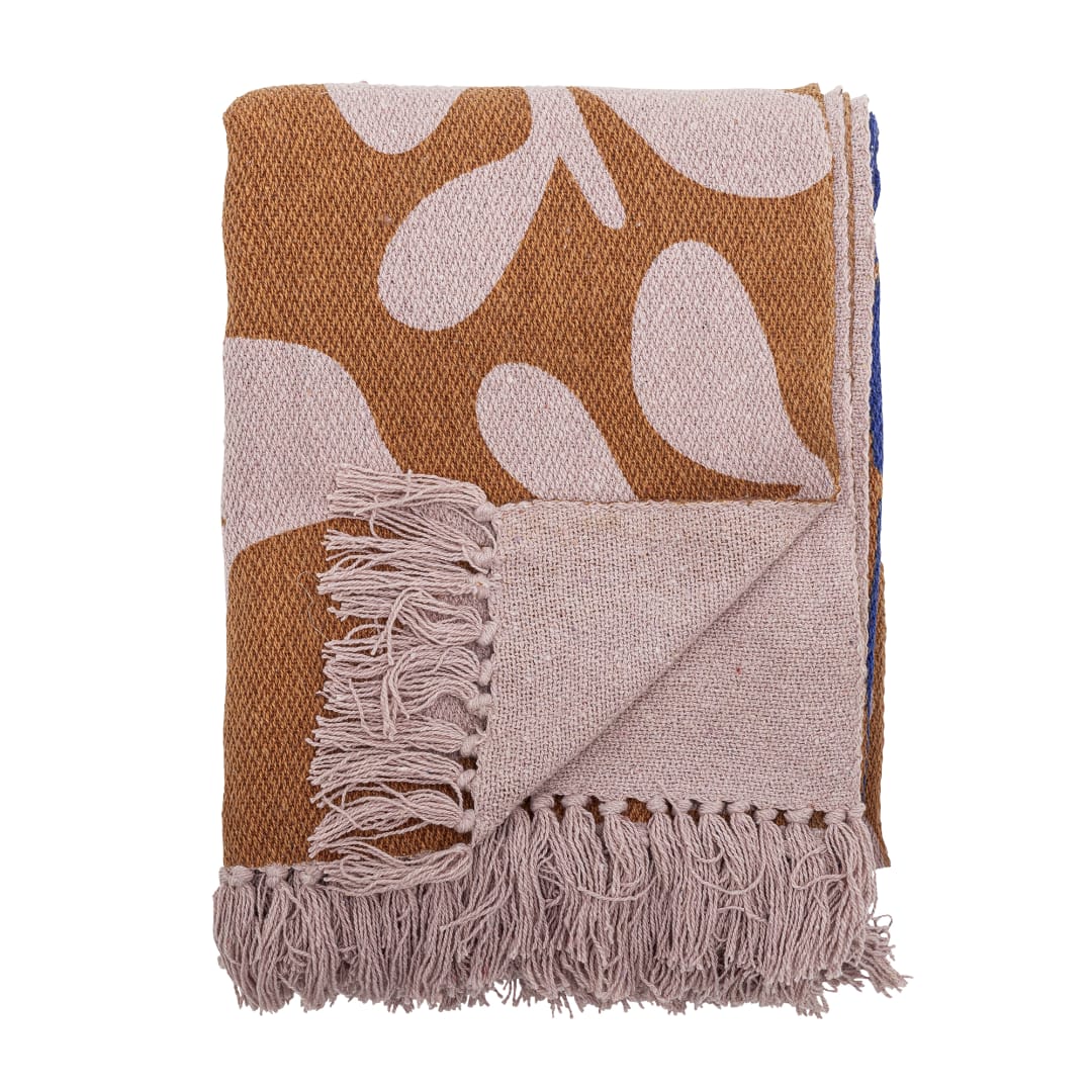 82062451 - Atle Throw, Brown, Recycled Cotton STOCK: 300