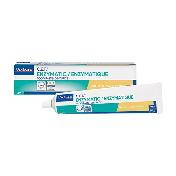 Virbac C.E.T Enzymatic Toothpaste for Dogs and Cats, Malt, 70g