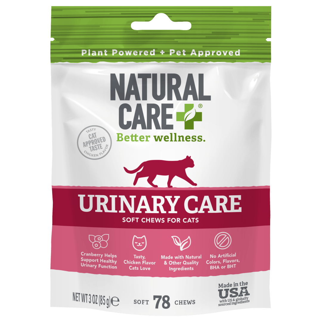 Natural Care Urinary Care Soft Chews for Cats – Tasty Chicken Flavor Cat Supplement – 78 Chews