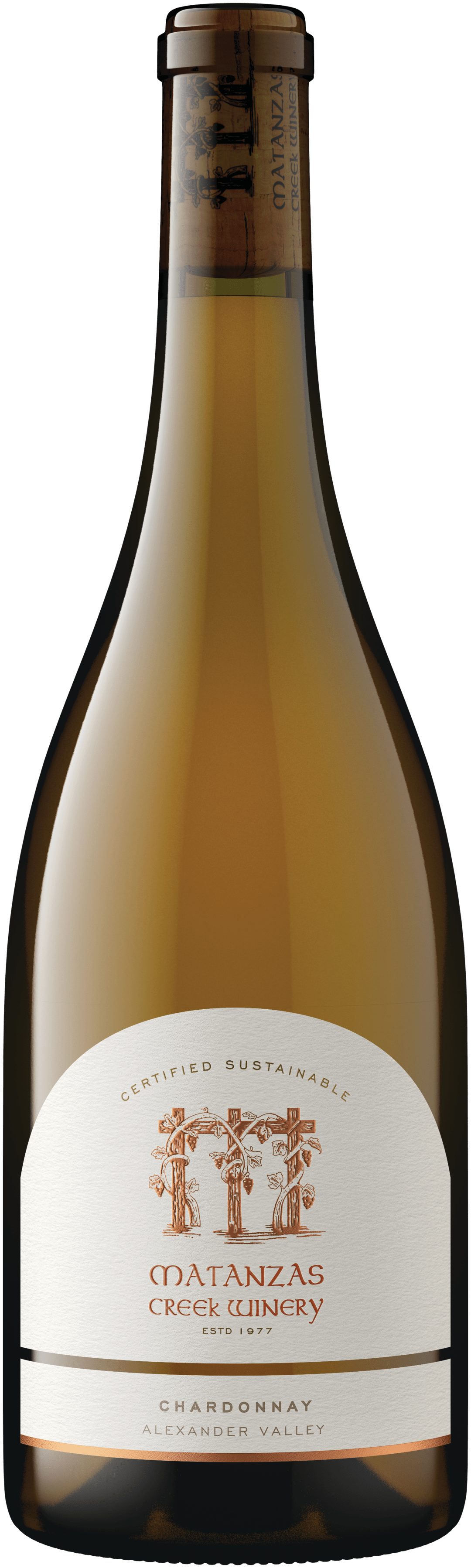 Matanzas Creek Alexander Valley Chardonnay White Wine, 750ml