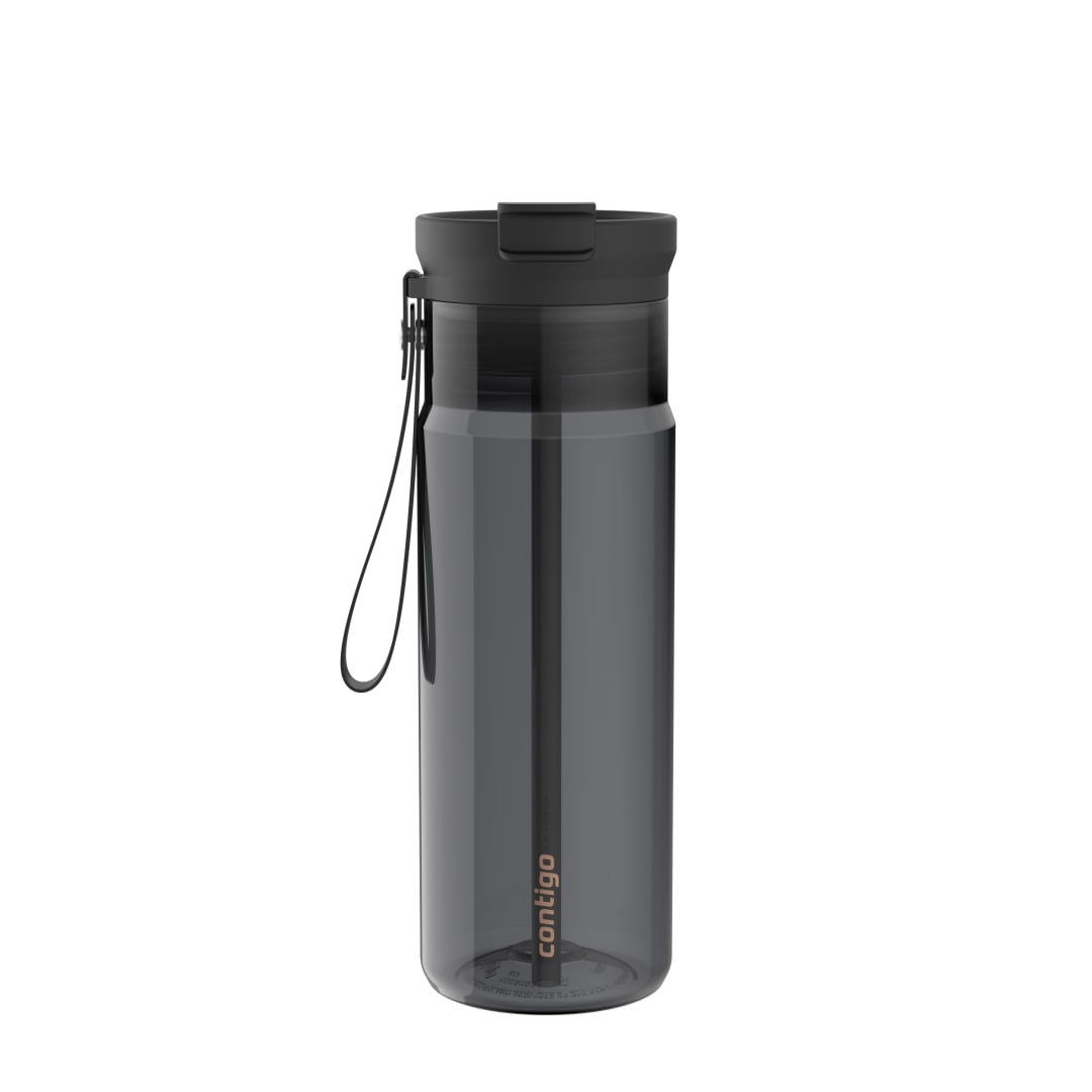 Contigo DualSip® 710 ml Botella de Agua de Plástico Tritan™ a Prueba de Fugas con Correa y Tapa de Doble Uso