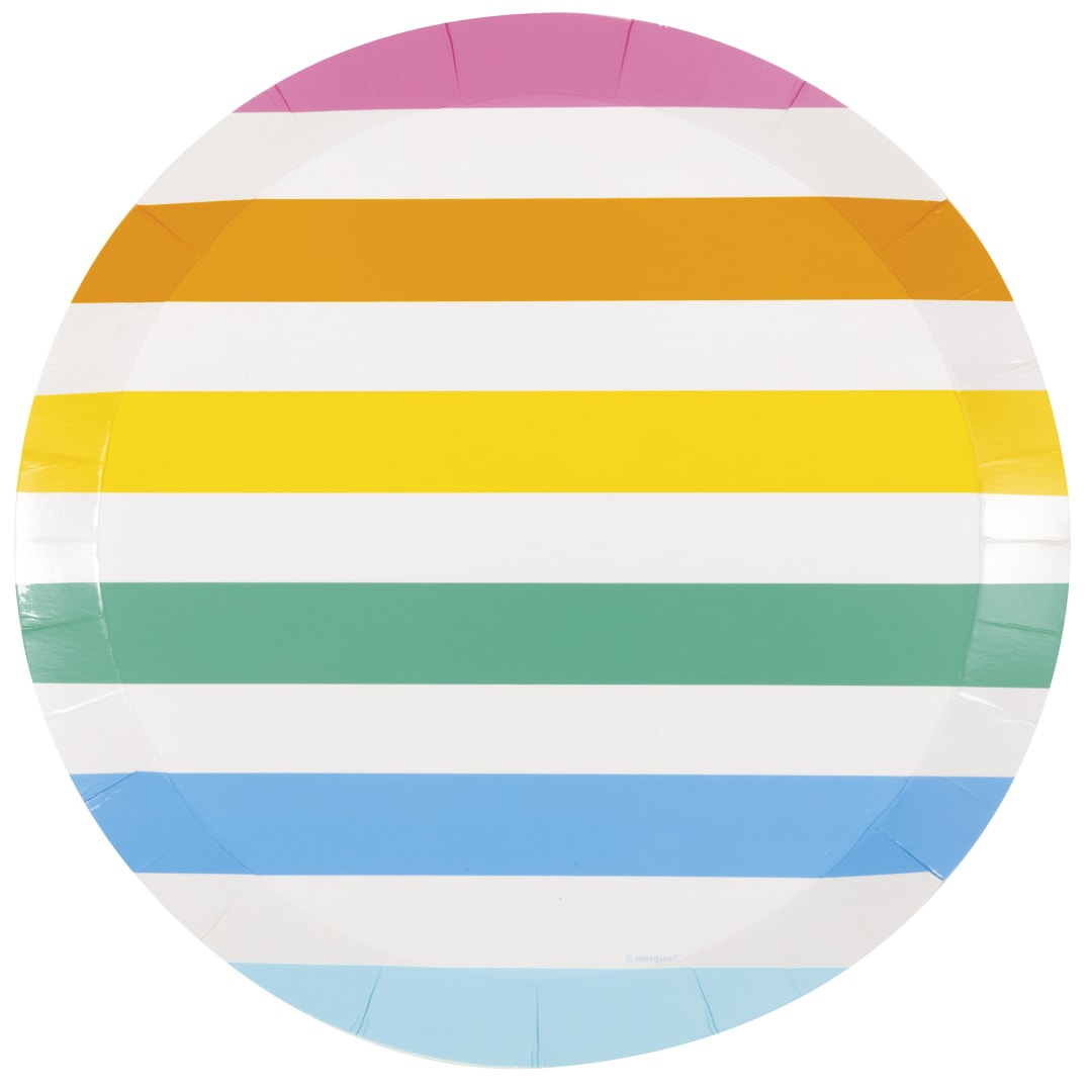 Vacay Mode Round Shallow 9.25" Dinner Plates, 8ct