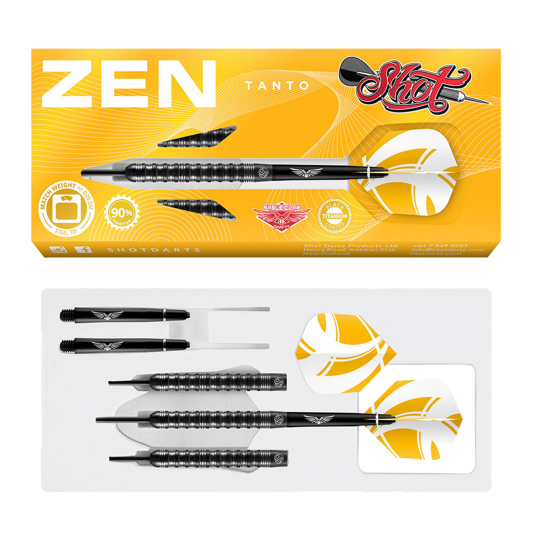 ZEN TANTO STEEL TIP DART SET 2