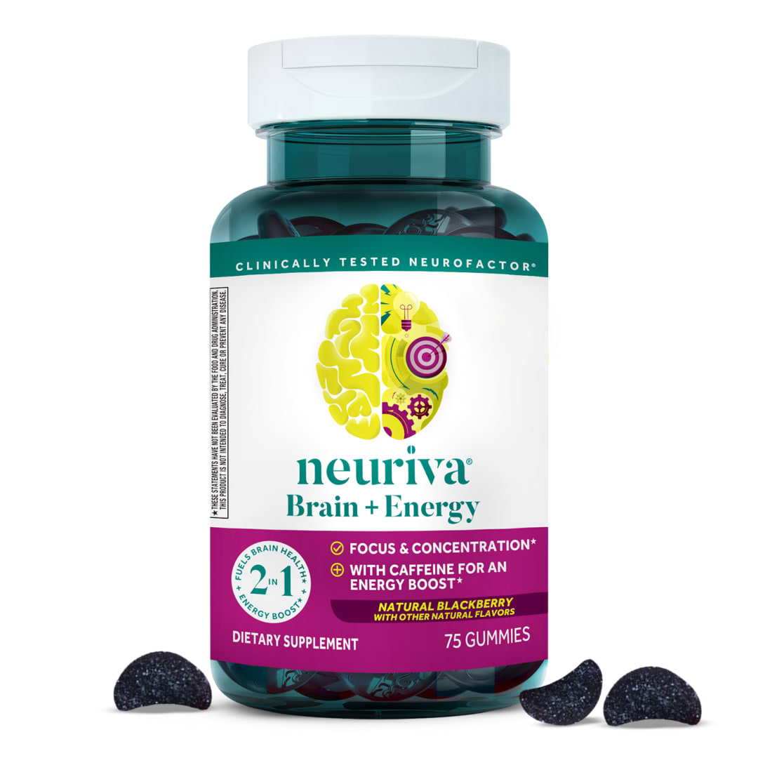 NEURIVA® Brain + Energy - Mixed Berry Gummies 12/75 ct.