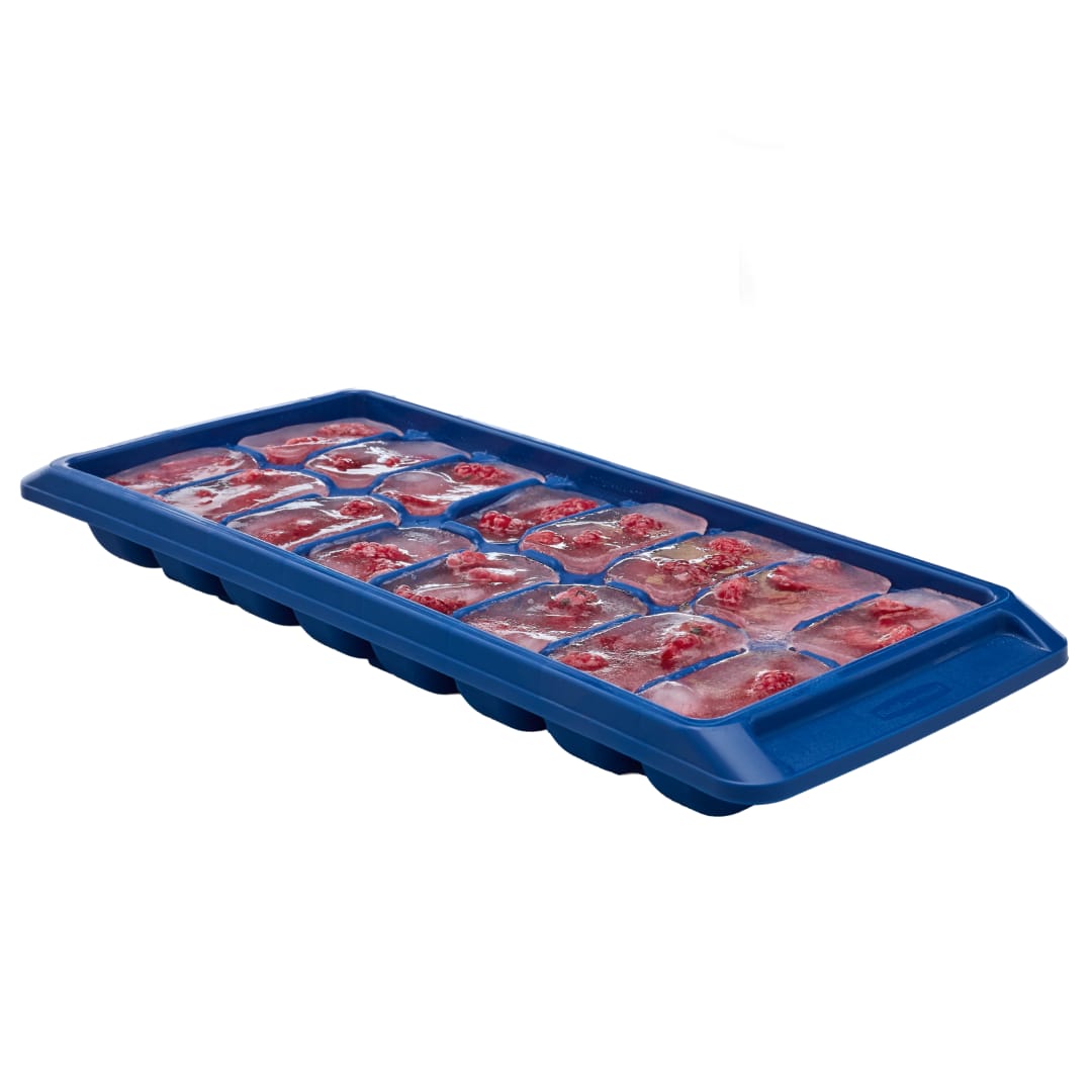 Rubbermaid Easy Release Special-Edition Americana Blue Ice Tray, Dishwasher-Safe, BPA-Free Ice Cube Tray