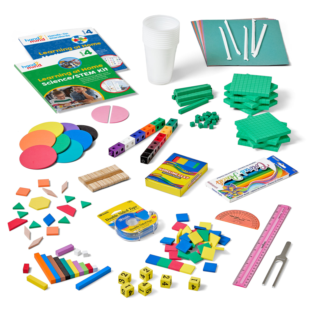 Learning at Home Math and STEM, Grade 4
