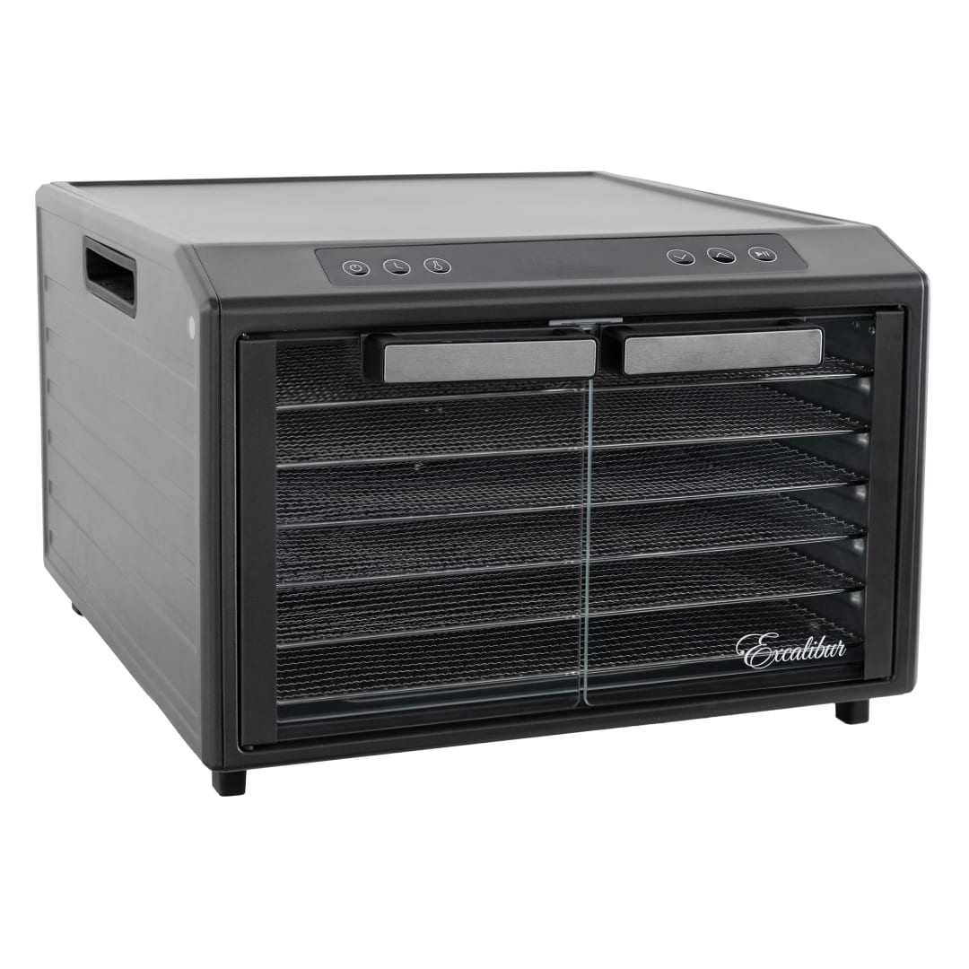 Excalibur 6 Tray Select Digital Dehydrator, in Stainless Steel (DH06SCSS13)