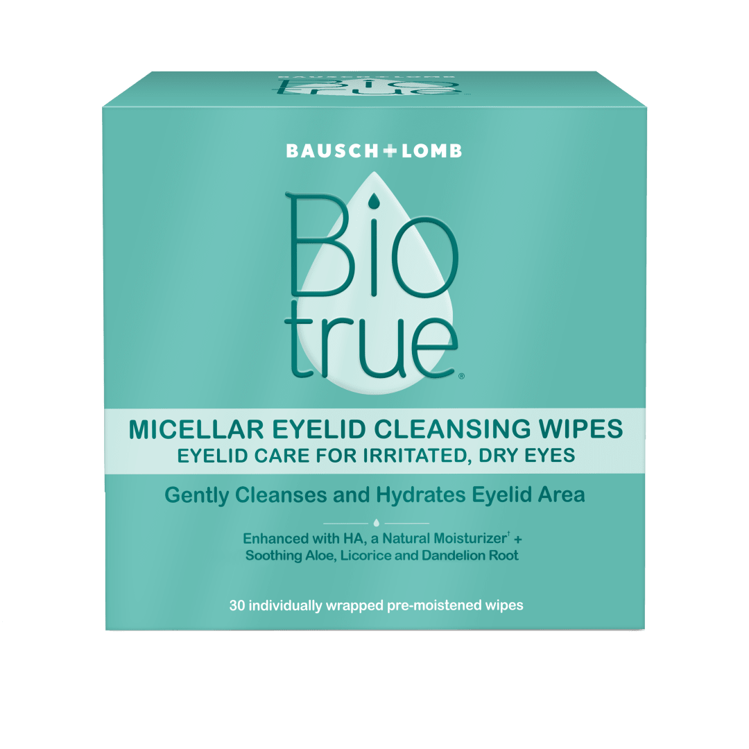 Biotrue  Micellar Eyelid Cleansing  Wipes  30 ct