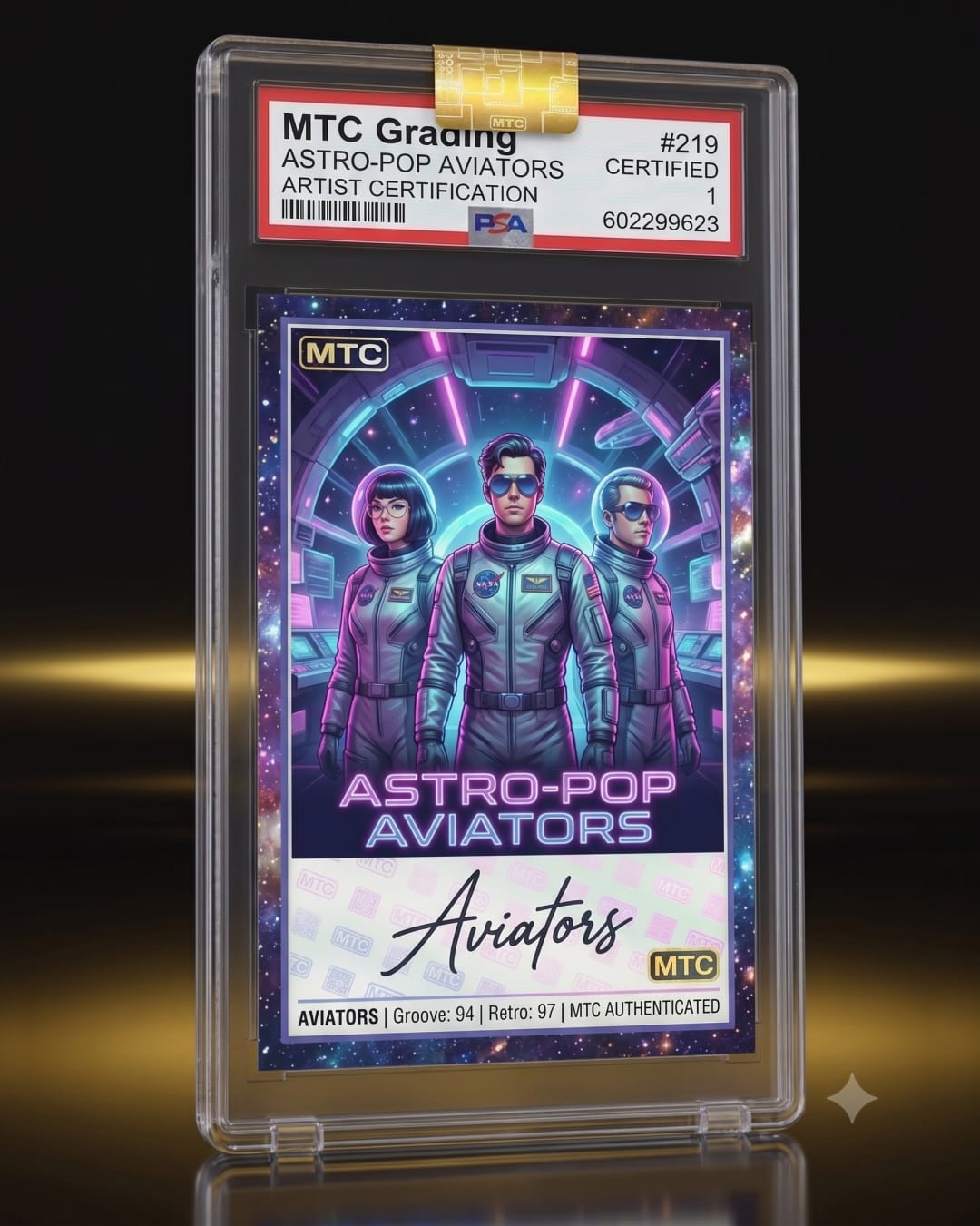 Astro-Pop Aviators Trading Card