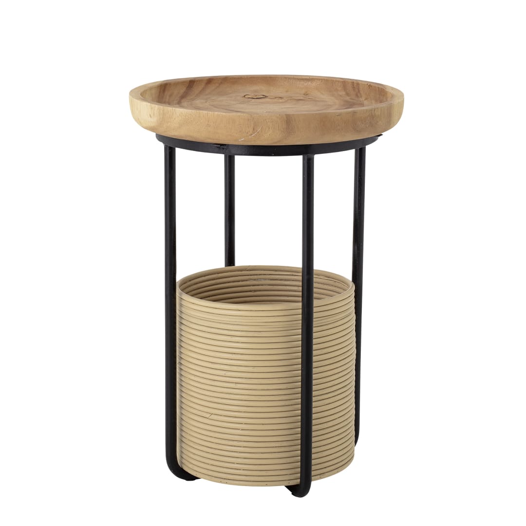 82051693 - Hitti Side Table, Nature, Suar Wood STOCK: 9