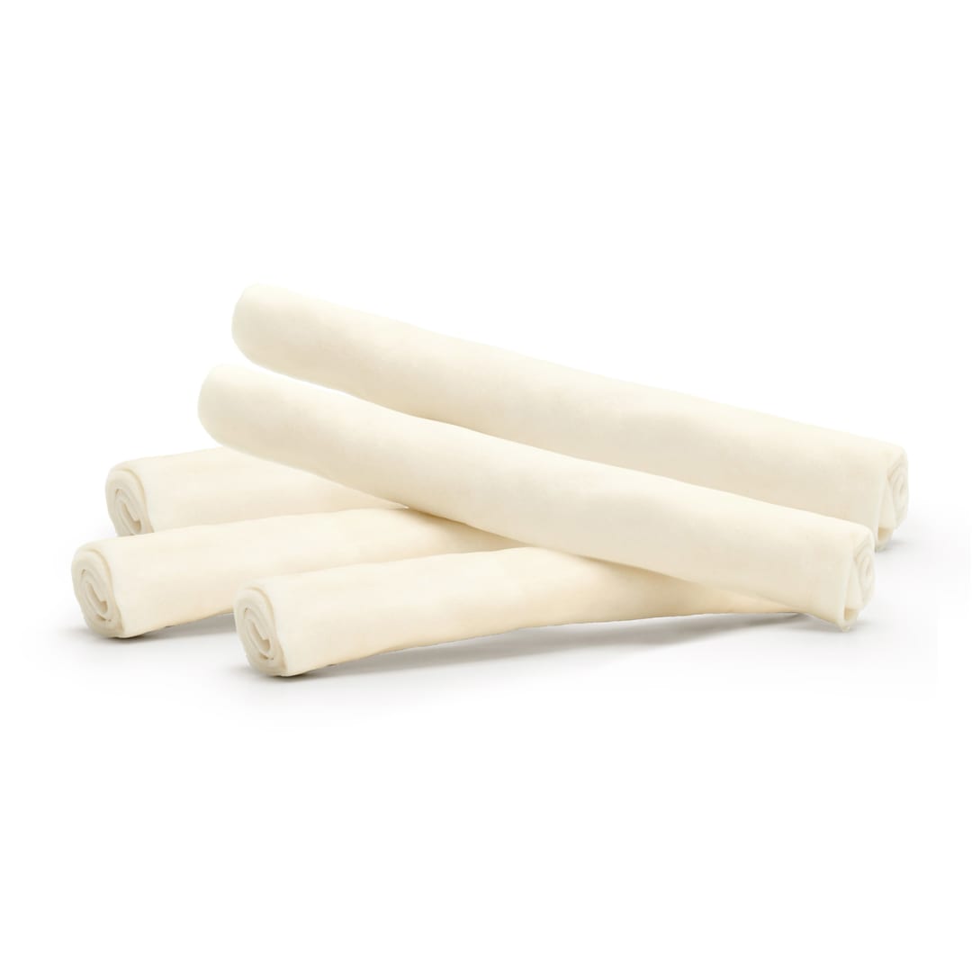 Treatly 100% USA Made Beefhide Chip Rolls Dog Chew Treats, Small, 5 Pack