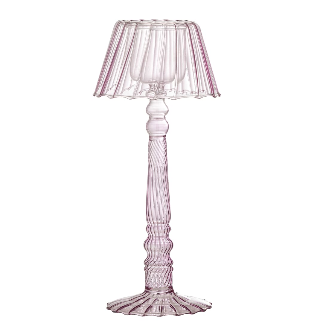 82061722 - Cisco Votive, Rose, Glass STOCK: 90