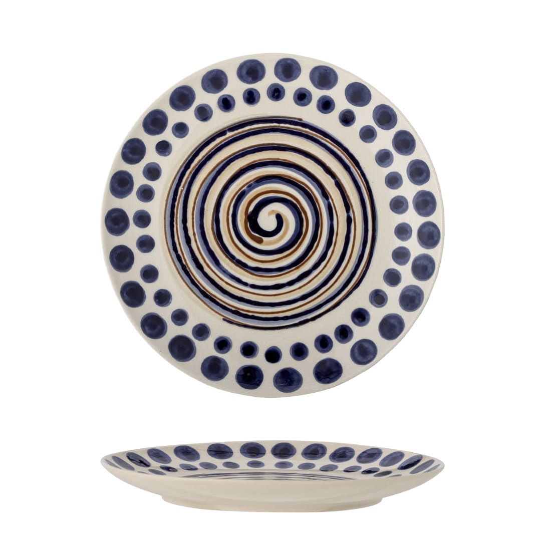 82060432 - Shama Plate, Multi, Stoneware STOCK: 132