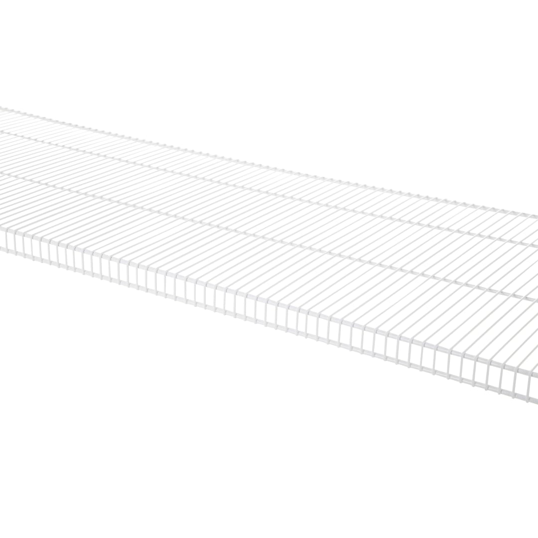 16"X8' SL TGHT MESH PANTRY SHELF - WHT