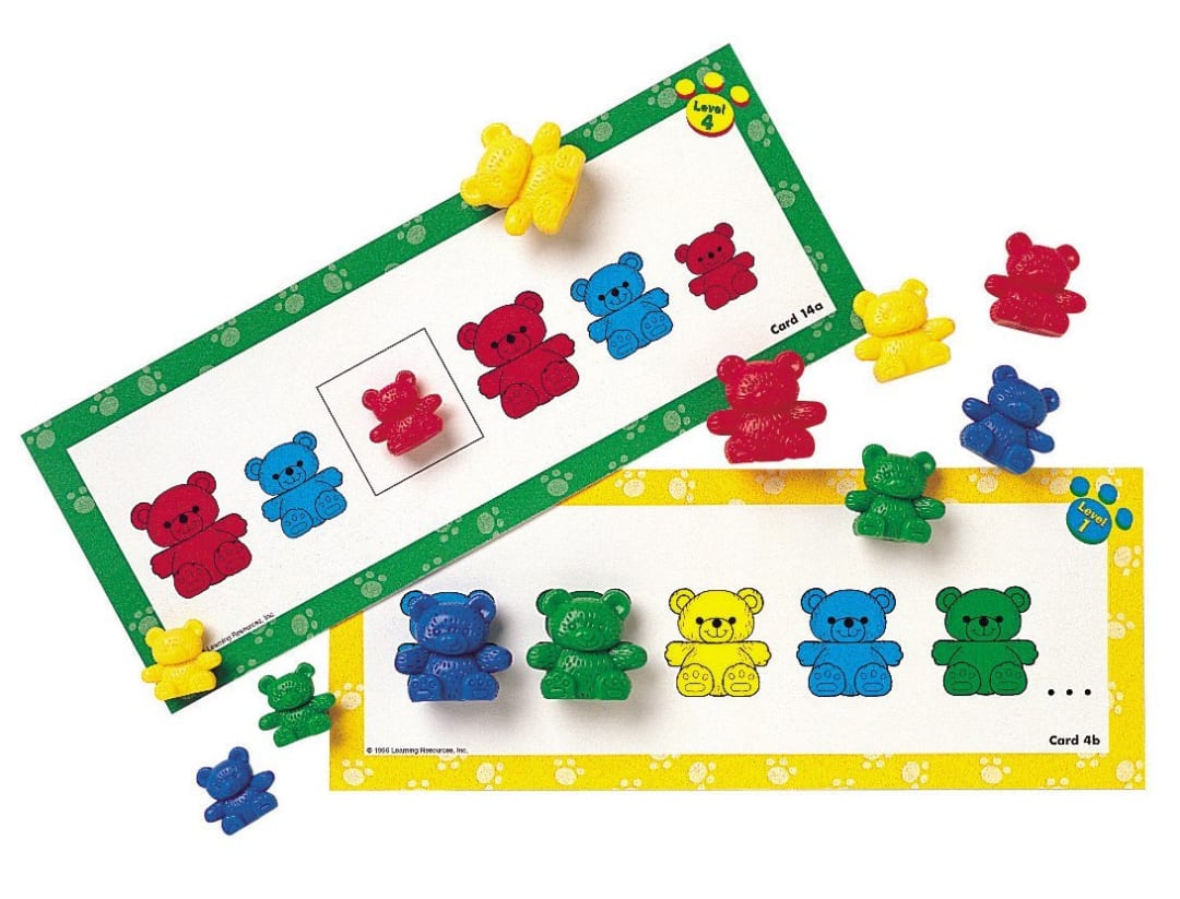 THREE BEAR FAMILY PATTERN CARDS