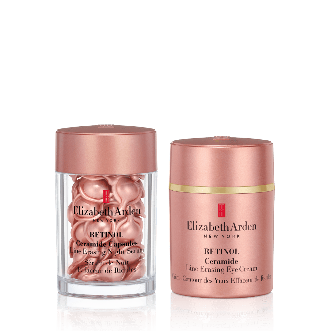 Travel Exclusive Smart Choices for Face and Eye Retinol Ceramide Line Erasing Set