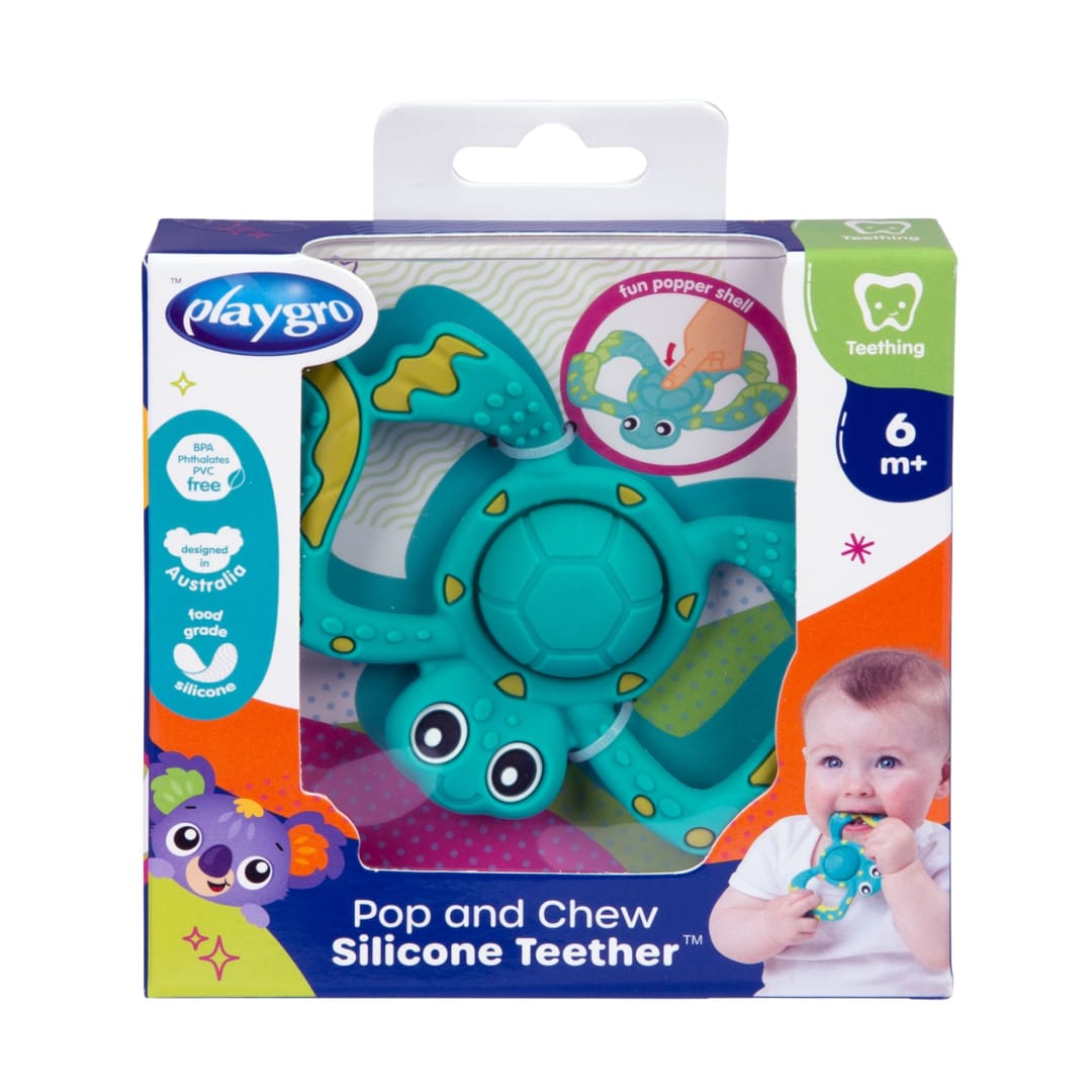 Pop and Chew Silicone Teether