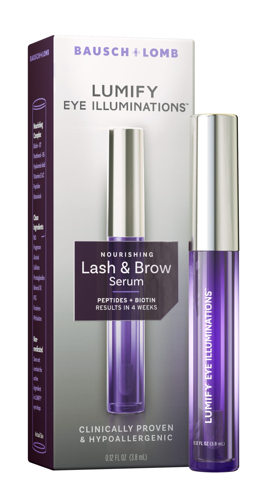 LUMIFY Eye Illuminations Nourishing Lash &amp; Brow Serum 0.12 fl oz (3.8 mL)