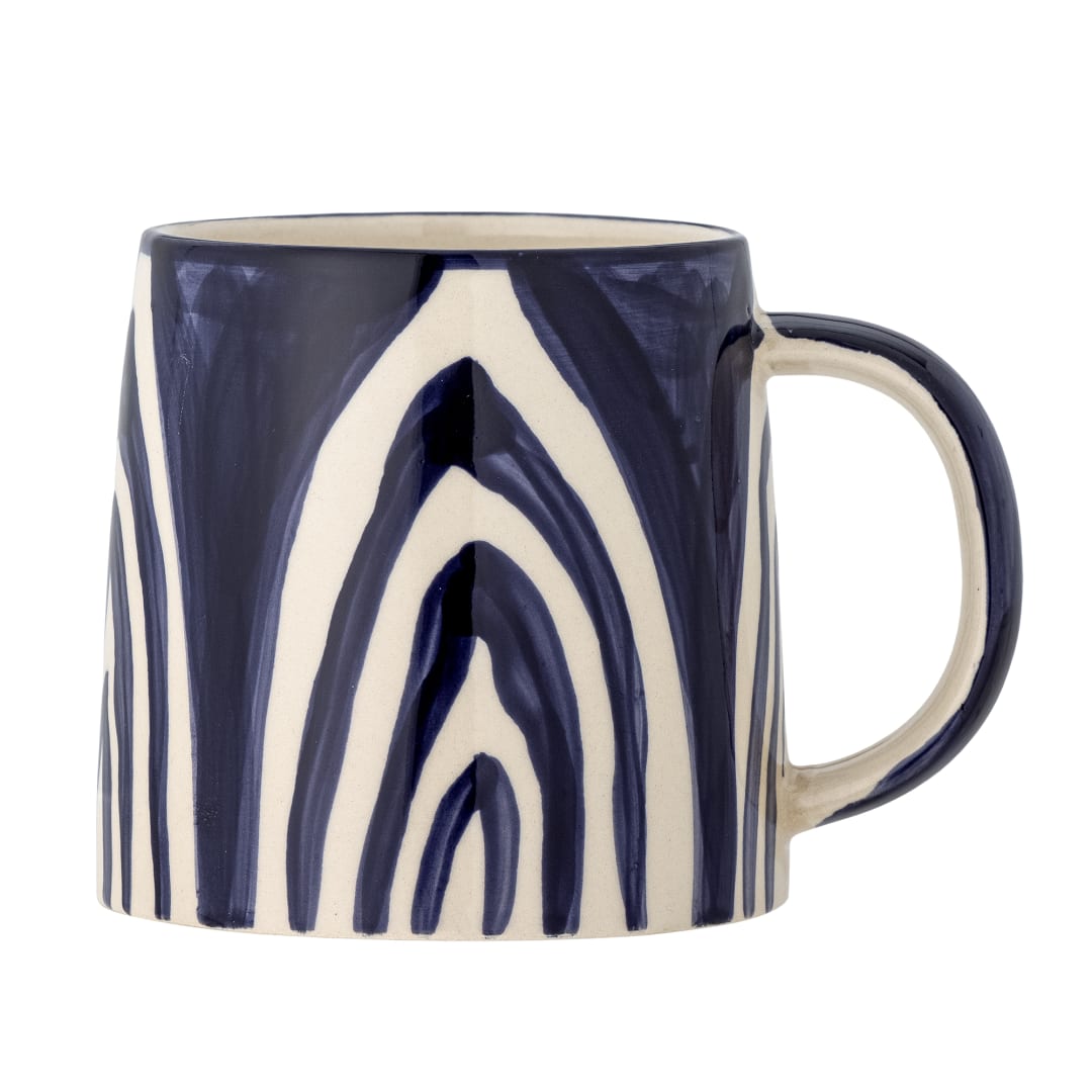 82060440 - Shama Mug, Blue, Stoneware STOCK: 300