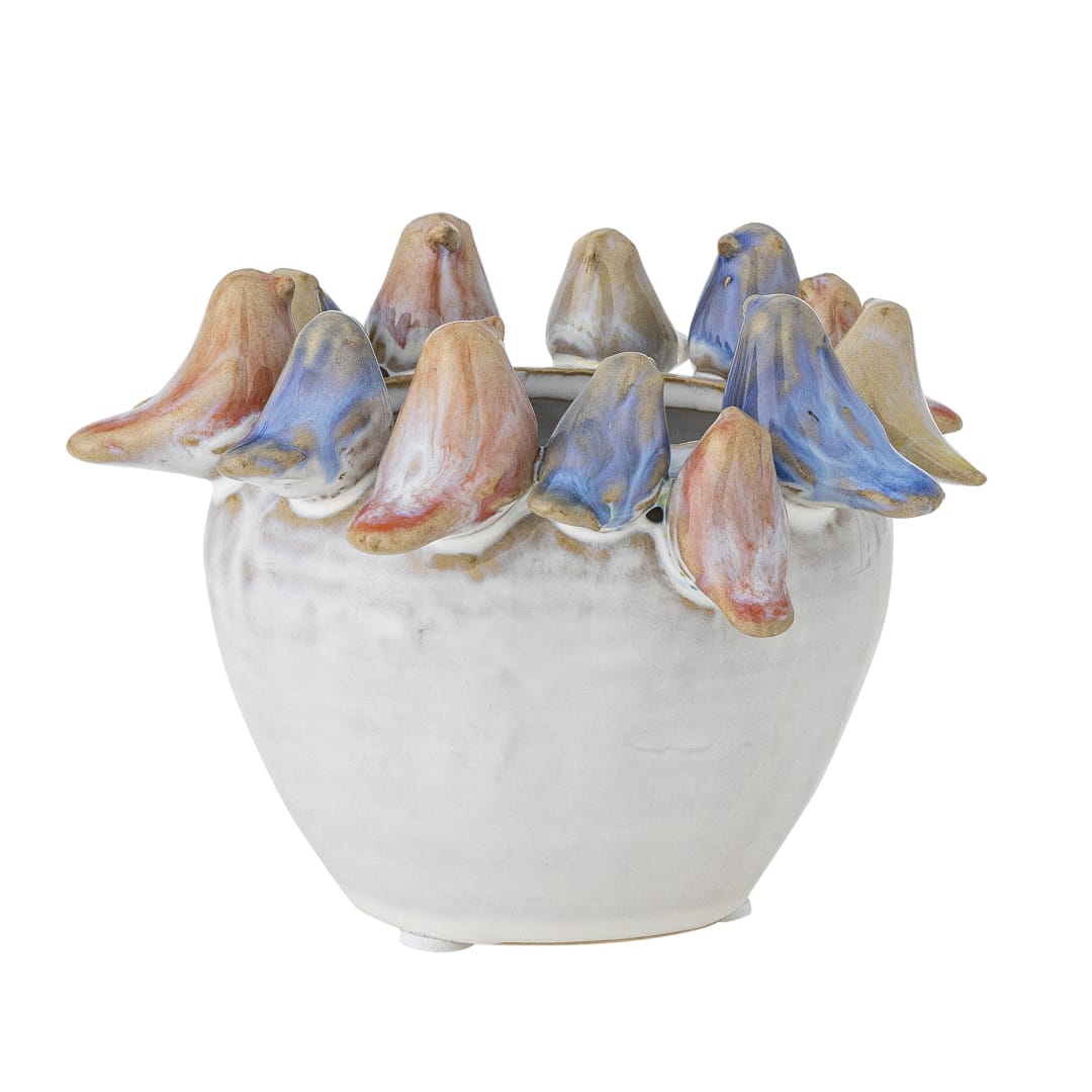 82060889 - Eanna Flowerpot, Multi, Stoneware STOCK: 164