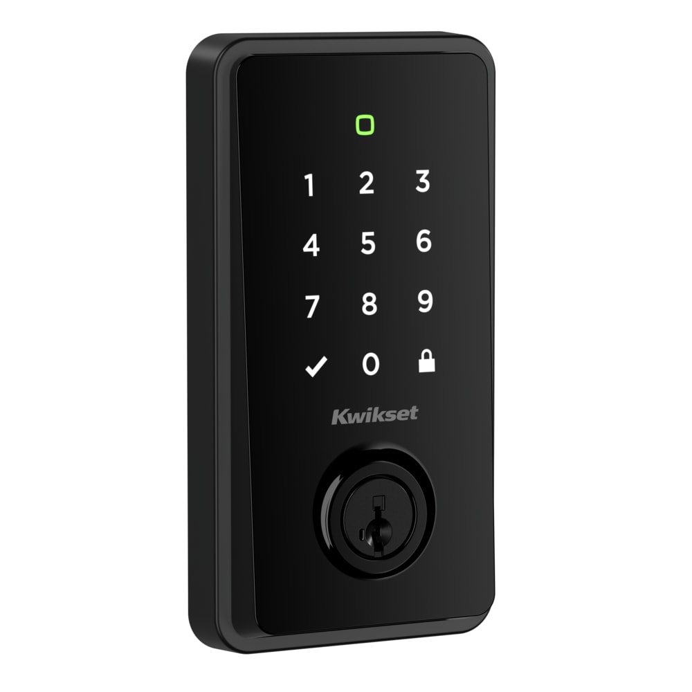 Kwikset Halo Select Wi-Fi and Matter Over Thread Enabled Smart Lock in Matte Black