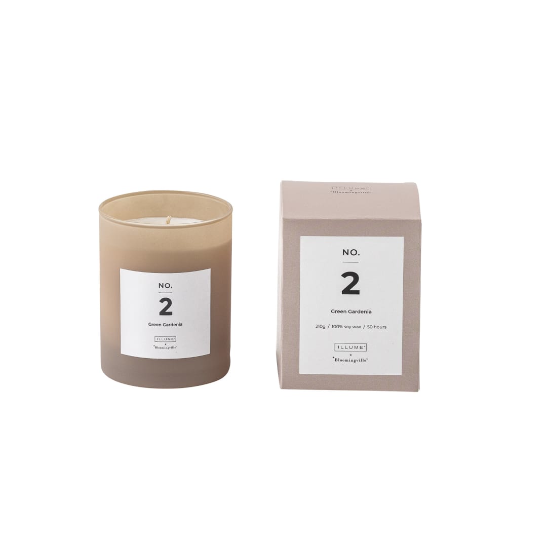 82049194 - NO. 2 - Green Gardenia Scented Candle, Rose, Natural Wax STOCK: 300