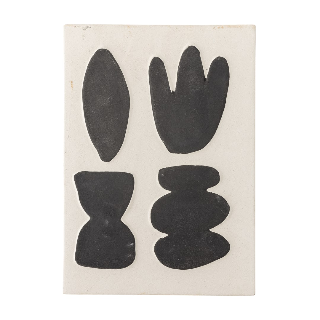 82064839 - Lutton Wall Decor, White, Stoneware STOCK: 300