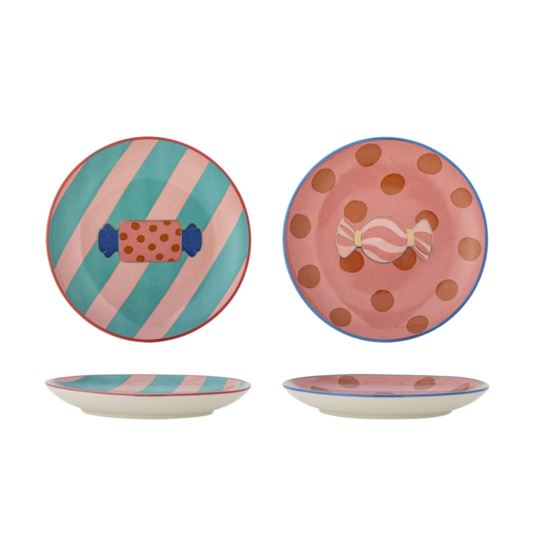 82062880 - Caramella Plate, Multi, Stoneware STOCK: 300