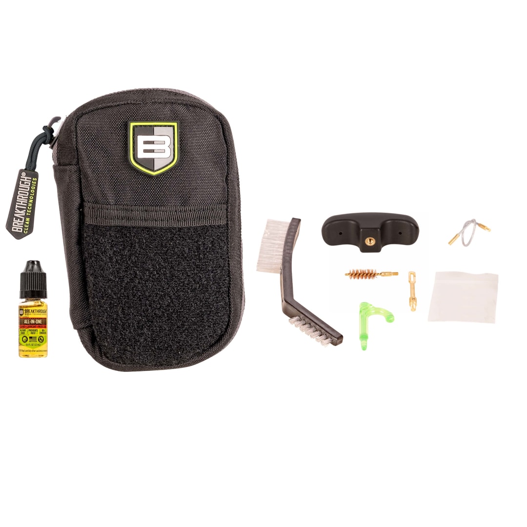 BCT™ Badge Series Pull-Through Cleaning Kit w/ Molle Pouch, .40 Caliber