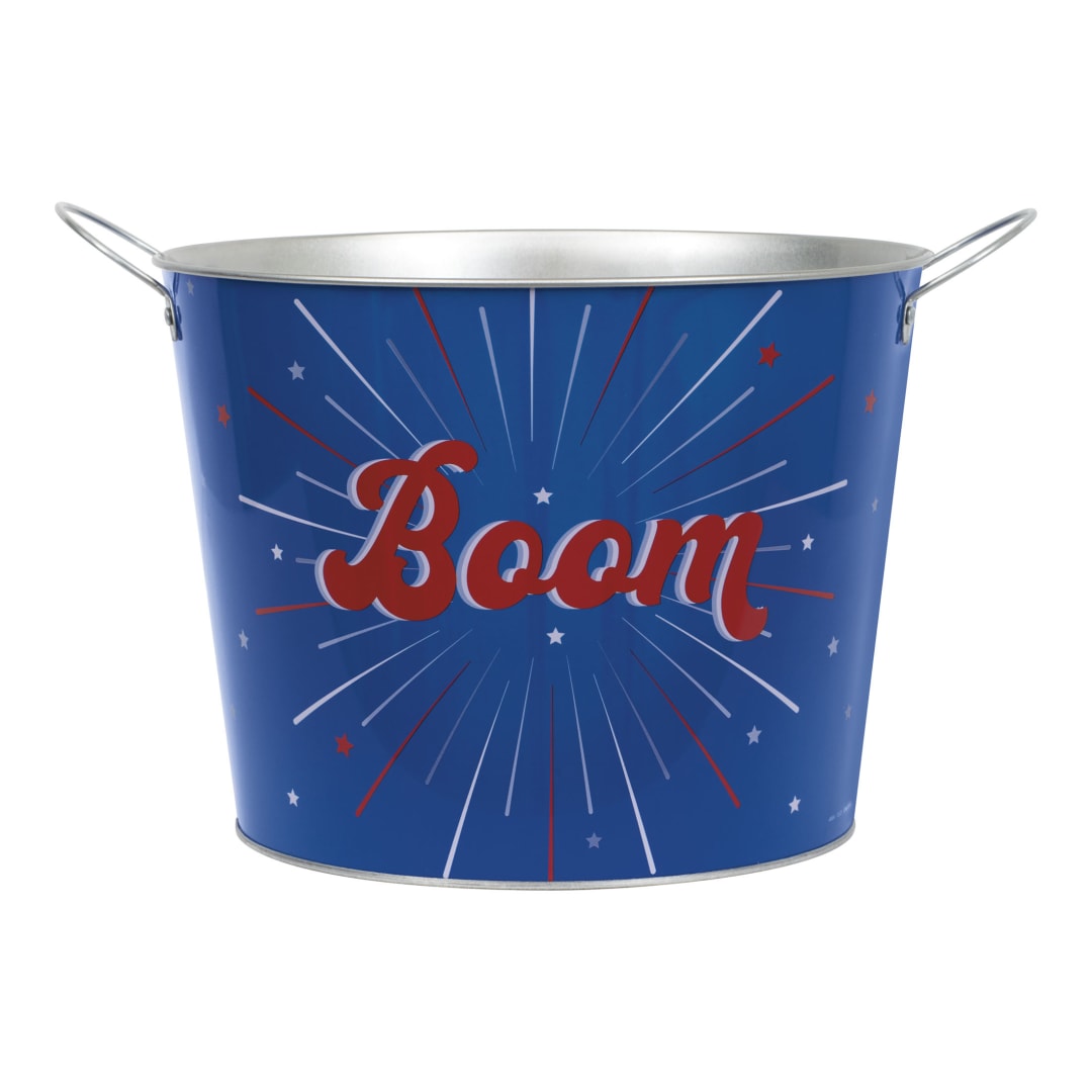 Patriotic USA Metal Tub