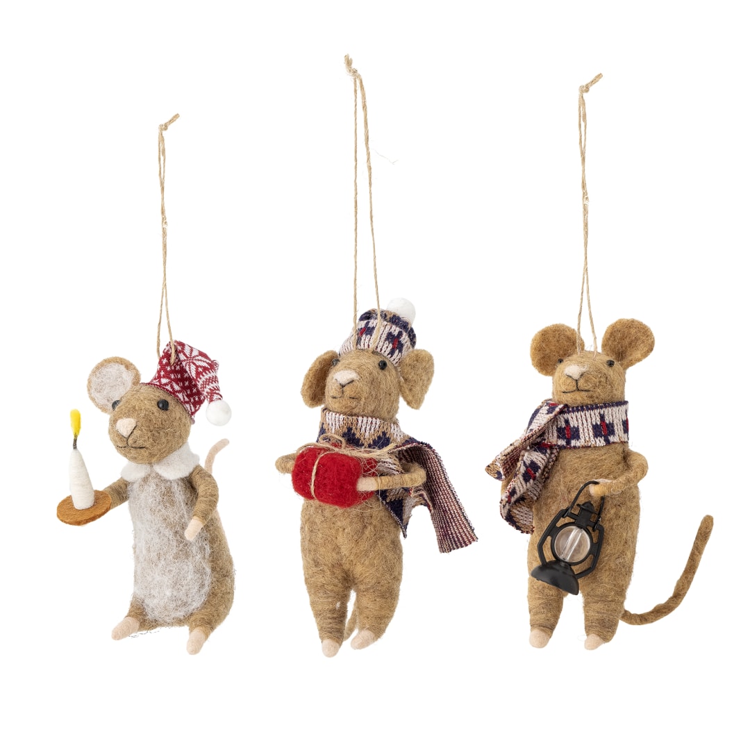82061099 - Peo Ornament, Brown, Wool STOCK: 300