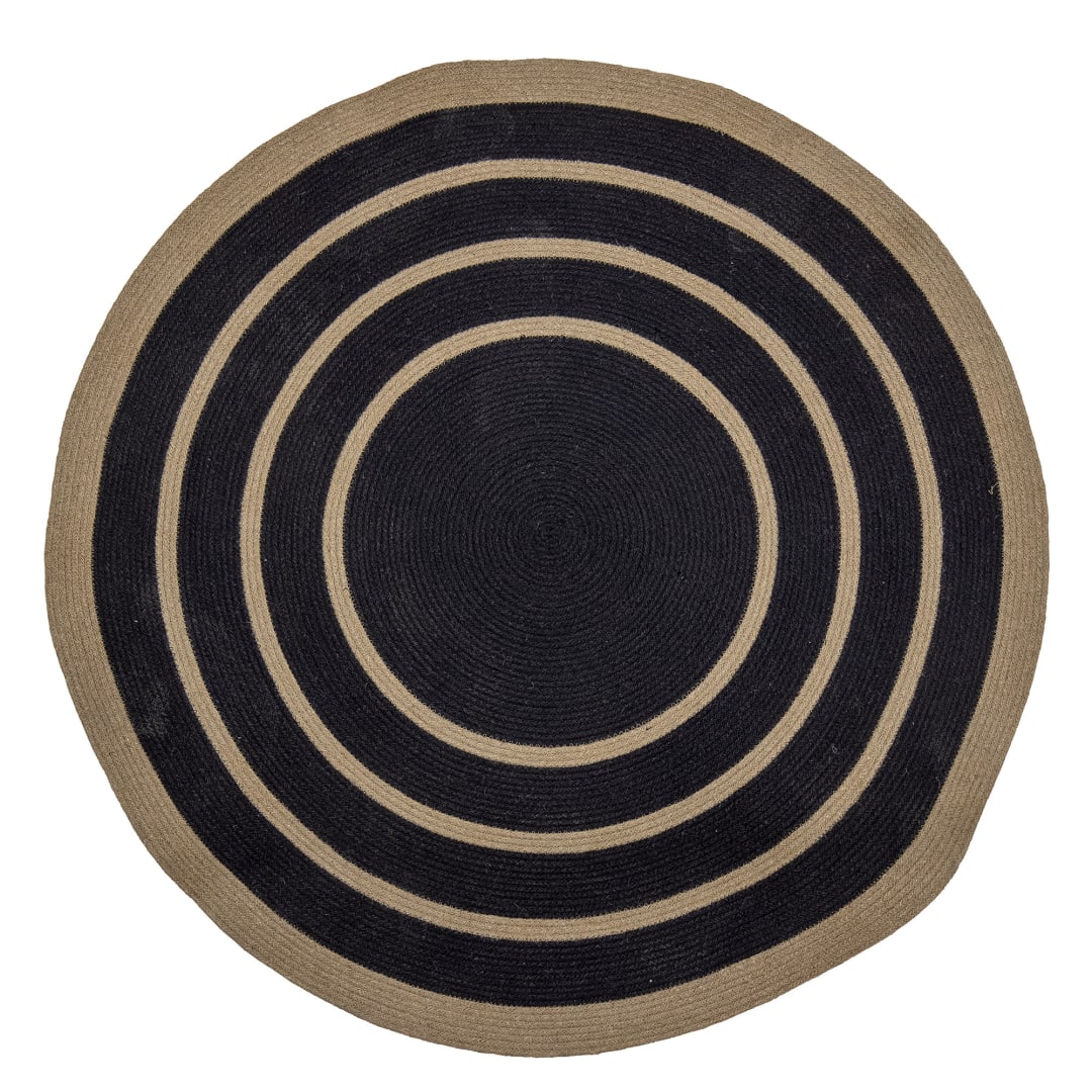 82055448 - Lune Rug, Black, Seagrass STOCK: 8