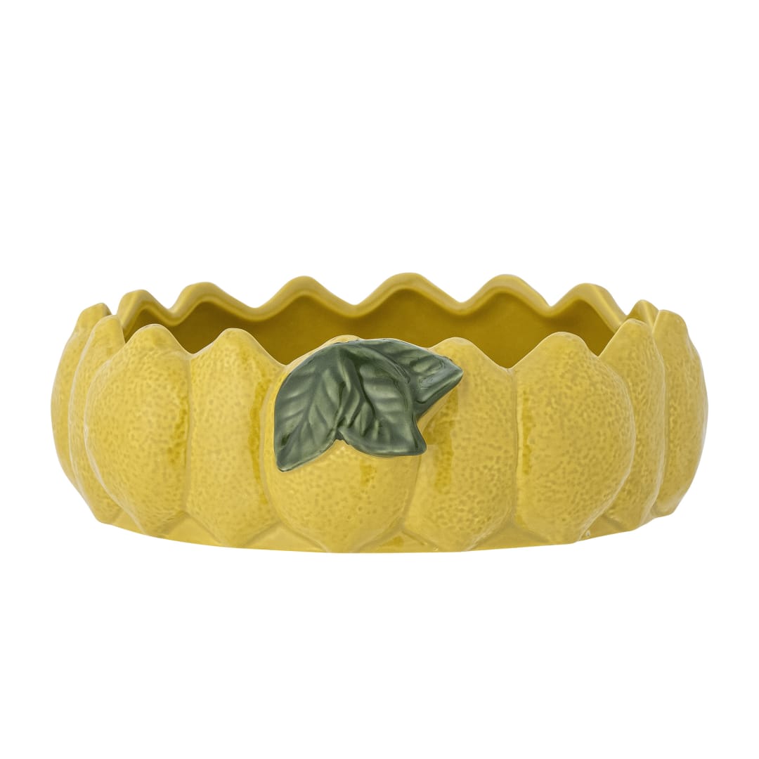 82060168 - Limone Bowl, Yellow, Stoneware STOCK: 238