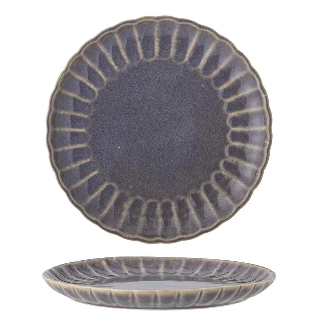 82061942 - Latina Plate, Purple, Stoneware STOCK: 300