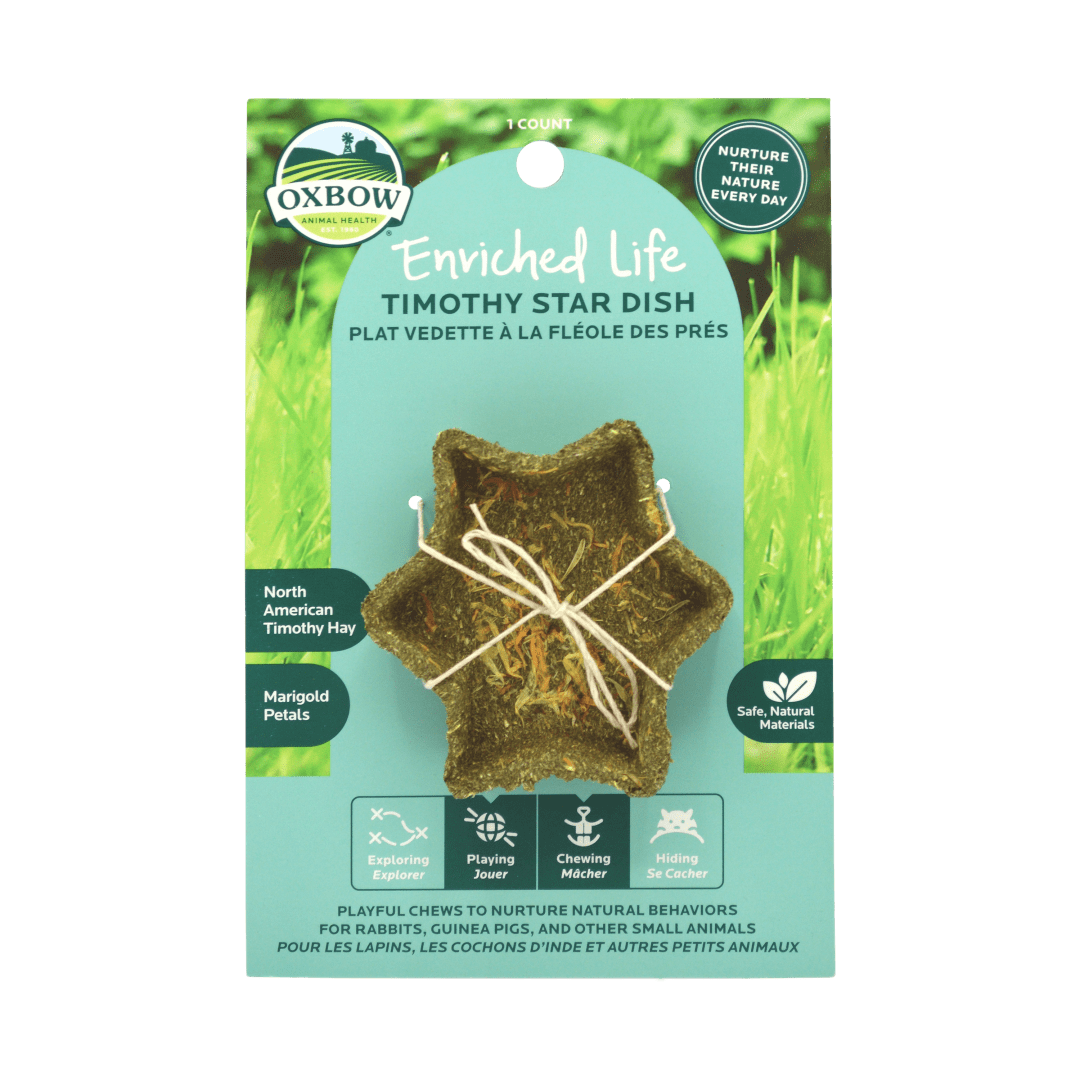 Oxbow Enriched Life - Timothy Star Dish