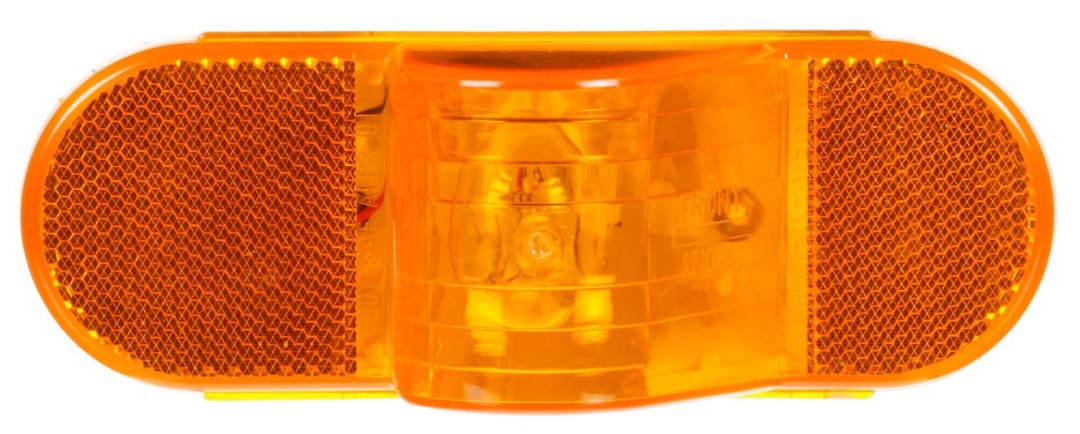 Truck-Lite 60 Series Yellow Reflector Oval Horizontal Mount