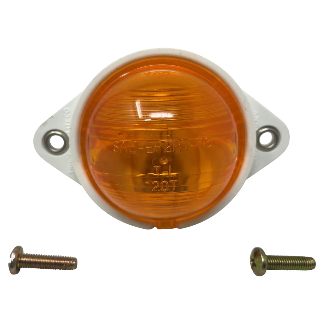 Truck-Lite 20 Series Yellow/Clear Round Bracket Mount Kit
